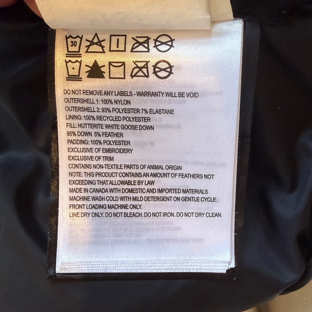 Canada Goose Black Vest - Picture 8 of 8